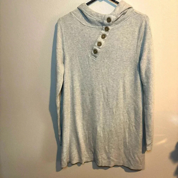 purnell Tops - PURNELL hooded Sweater Tunic Size L